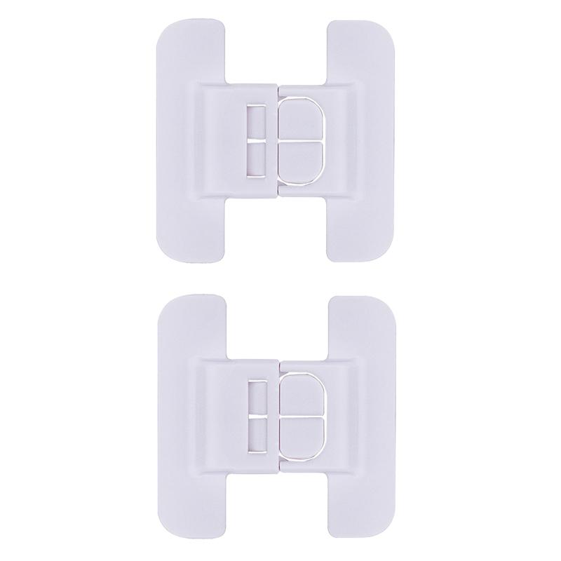 Kids Security Protection Refrigerator Lock Home Furniture Cabinet Door Safety Locks Anti-Open Water Dispenser Locker Buckle 2Pcs