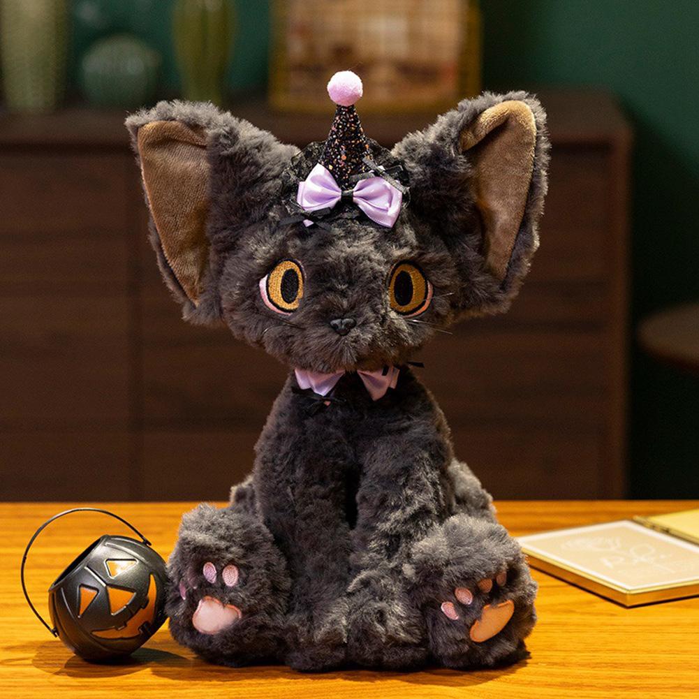 Devon Rex Cat Plush Doll Stuffed Animal Cat Plush Toy Birthday Christmas Halloween Gifts For Girls Boys