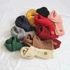 Moda Iliq Bolalar Sharfi Yumshoq Ochiq Havoda Bo'yin Isitgichi Qalin Qishki Trikotaj Sharf Chaqaloq O'g'il Qizlar