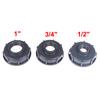 1pc Durable IBC Tank fittings S60X6 Coarse Threaded Cap 60mm Female thread to 1/2",3/4",1" Adaptor Connector