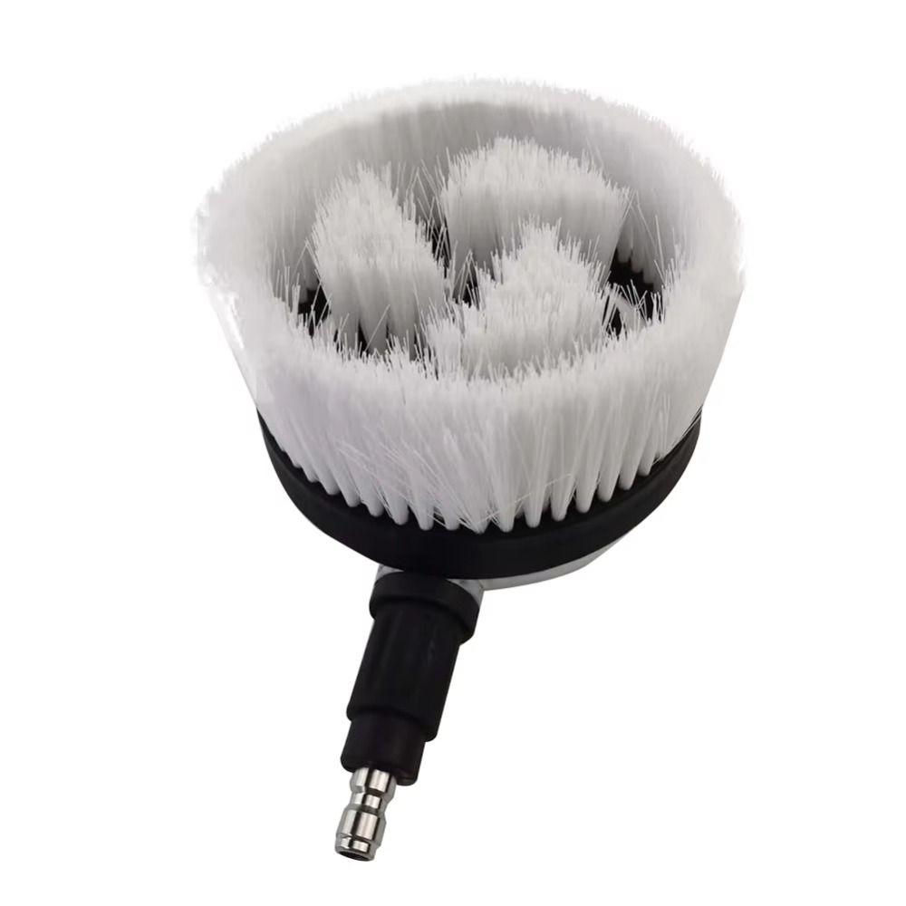 Round Brush High Pressure Washer Brush Fan-Shaped Design Car Pressure Washer Brush Window Cleaning