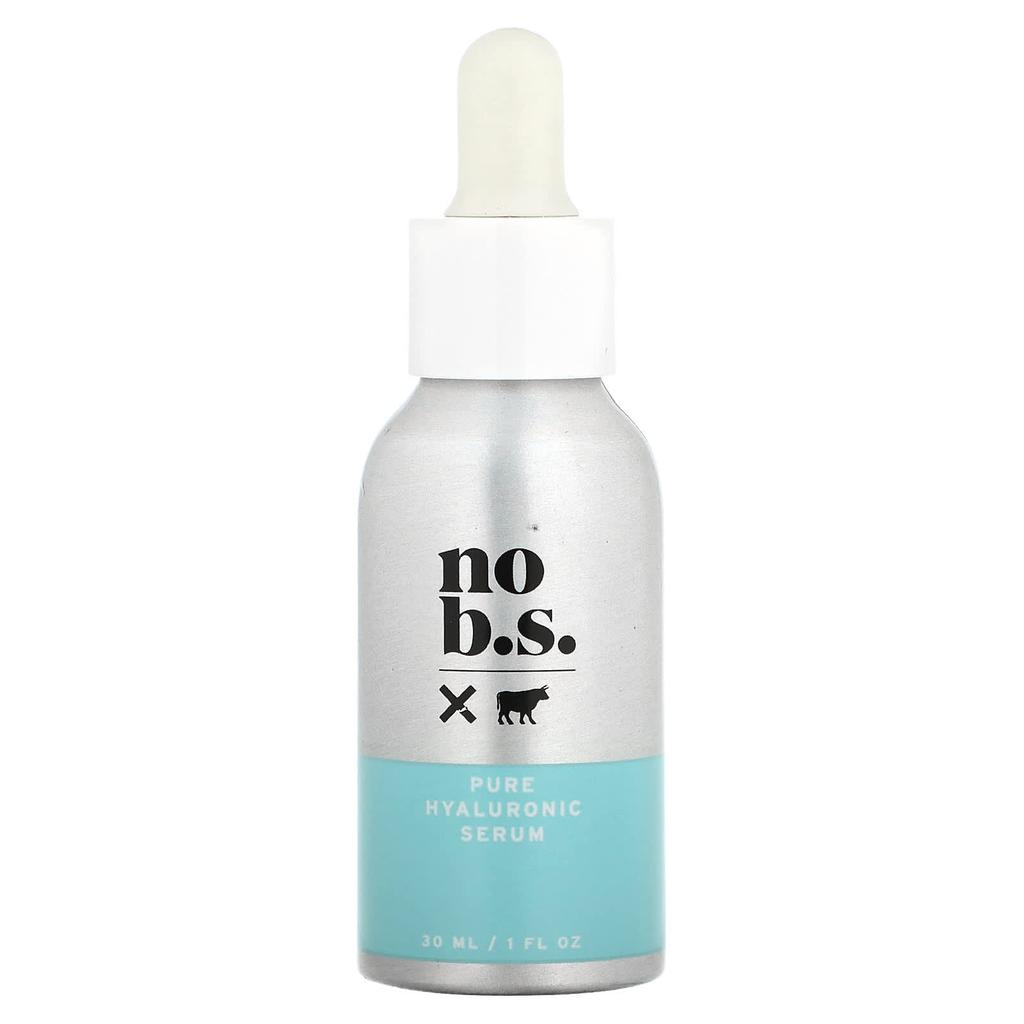 No BS Skincare Pure Hyaluronic Serum, 1 Fl Oz (30 Ml)