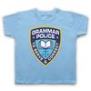 Grammar Police To Serve And Correct Parody Logo Kids Childs T-Shirt