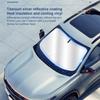 Автомобильный солнцезащитный козырек на лобовое стекло Складной противо-УФ солнцезащитный козырек на лобовое стекло автомобиля Солнцезащитный козырек на окно грузовика Теплоизоляция Для большинства автомобилей