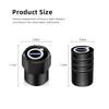 4/8 Pcs Car Wheel Valve Covers Dustproof Decoration Caps For Volvo ES90 EC40 EX40 EM90 XC90 V90 V60 XC60 V40 S80 S60 S90 C40 XC4