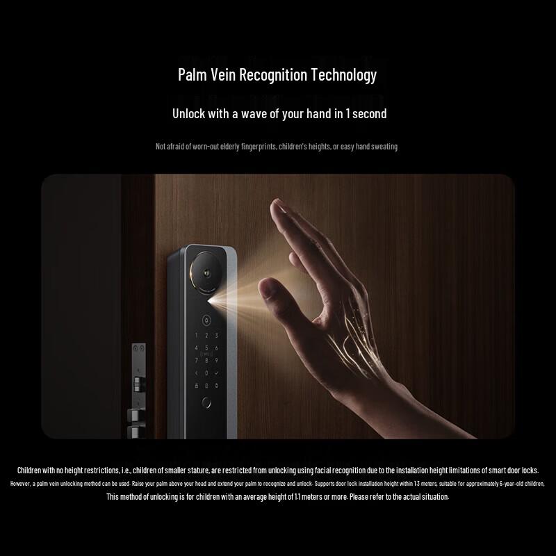 Xiaomi M30 AI Dual Cam Palm Vein Smart Door Lock
