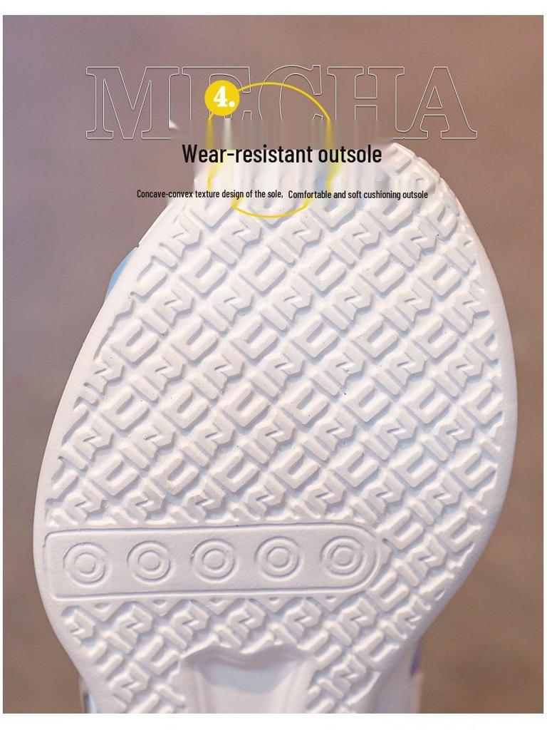 Дышащие кожаные кроссовки для девочек 2025 года для баскетбола и бега