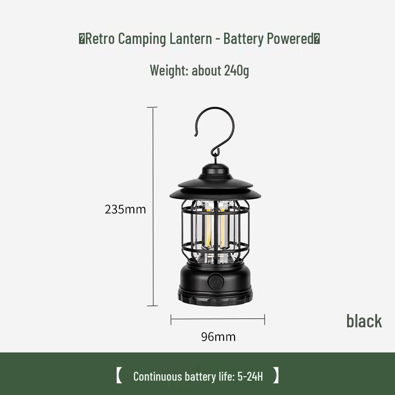 OEING Vintage Rechargeable Camping Lantern