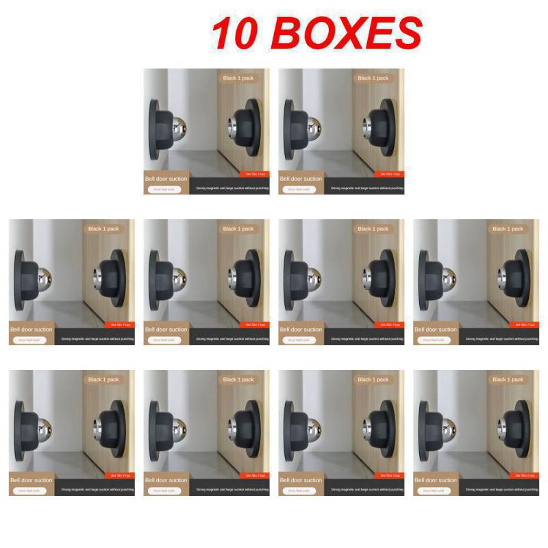 Дверной упор из нержавеющей стали, магнитный держатель дверного упора, противоударный ветрозащитный дверной упор, защитная присоска для двери с функцией свободного прокола, настенный протектор