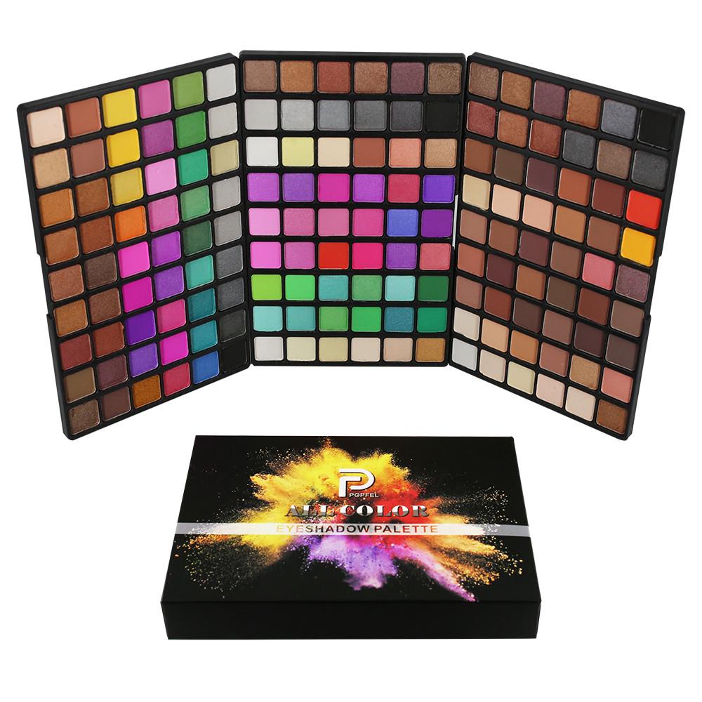 162 Colors Cosmetic Powder Eyeshadow Makeup Set Matt Available