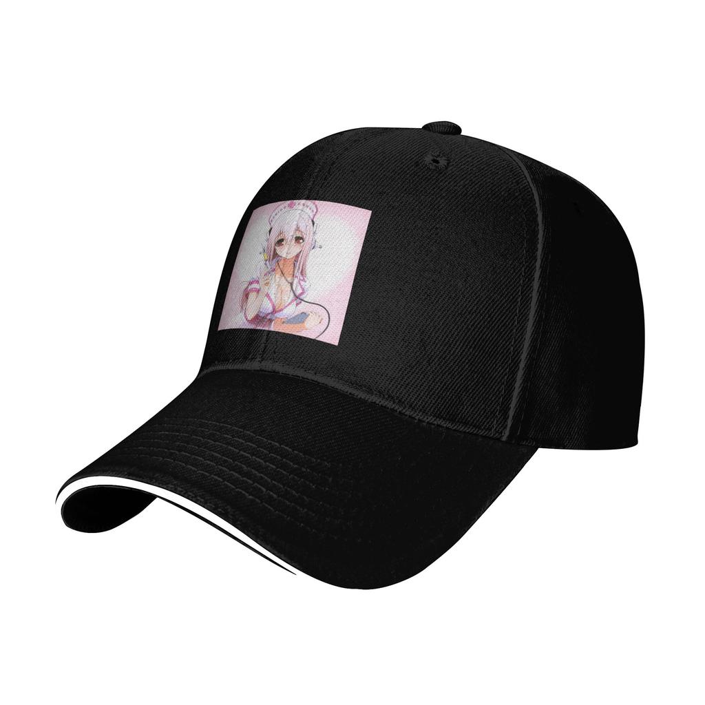 Cartoon Super Sonico Game Cute Girl Cap Casual Baseball Caps Adjustable Hat Hip Hop Summer Unisex Baseball Hats Customizable