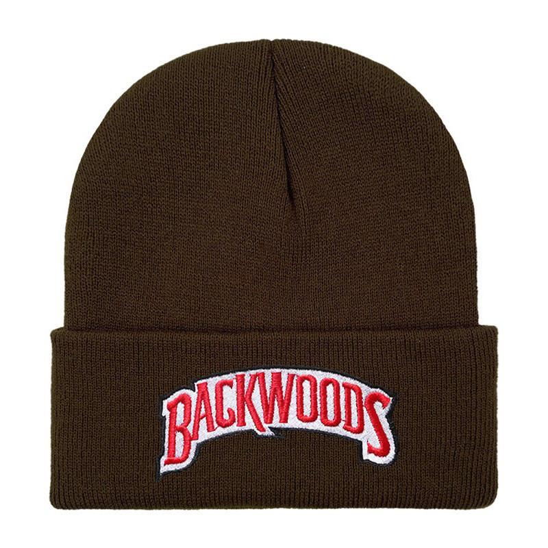 Вышитая шапка-бини Backwoods с регулируемой посадкой для уличной моды и холодной погоды