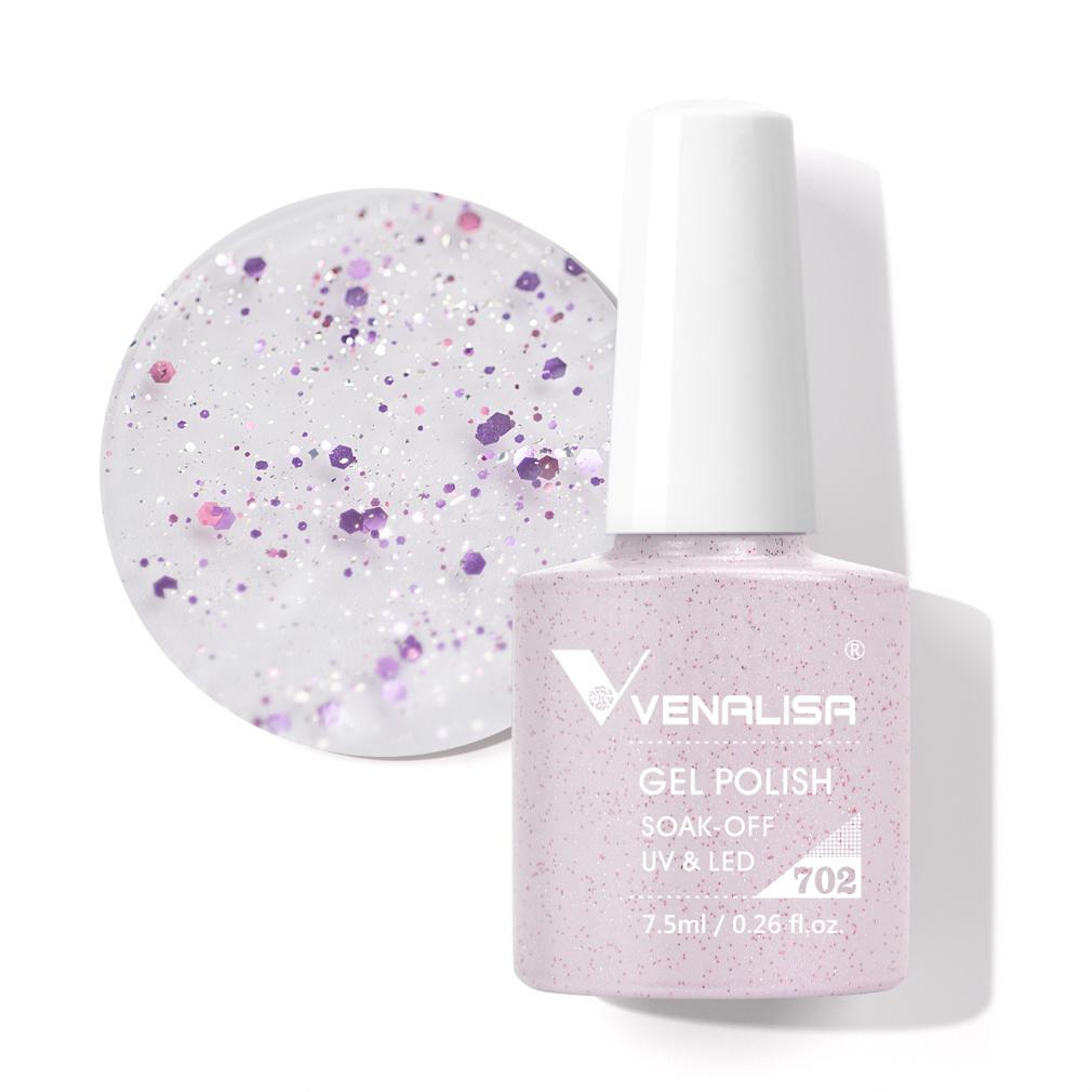 Venalisa 7,5 мл гель-лак для ногтей с блестками цветной гель-лак Soak Off UV LED 60 цветов на выбор