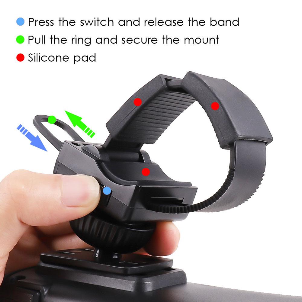 Handlebar Flexible 360° Rotation Bicycle Phone Holder Tablet Holder Tablet PC Stands Phone Holder