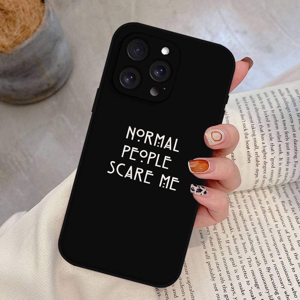 Чехол для телефона American Horror Story AHS 1984 для iPhone 17,16,15,14,13,12,11 Plus,Pro,Max,XR,XS,X,7,8 Plus,Mini Черный Силиконовый Мягкий