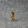 Copper guanyin Buddha Statue Hanging Ornament Feng Shui bless Home Decor for Living Home Lucky Brass Figurine Desk Decoration
