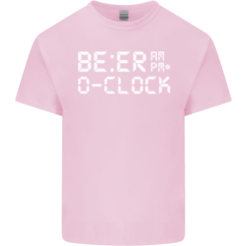 Beer OClock Funny Alcohol Drunk Humour Unisexs Light Cotton TShirt