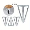 4pcs Furniture Legs Heavy Duty Metal Furniture Feet Sofa Cabinet Table Legs Cabinet Legs Couch Feet Replacement for Cabinet Dresser