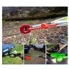 Winch Snatch Recovery Rings 41000lbs Break Strength Rope Retention Pulley Trailer Towing Wheel for