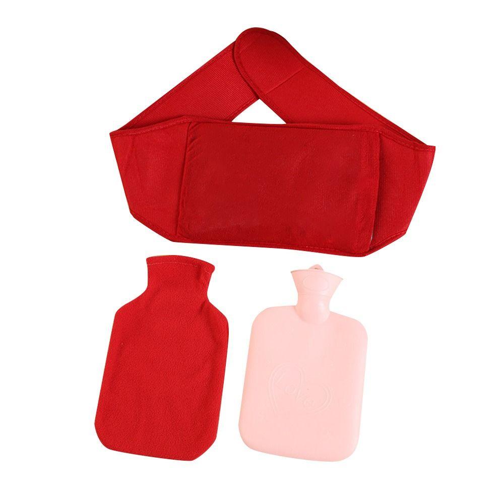 Портативный ПВХ пояс для грелки с горячей водой, носимый, мультяшный, мягкий грелка для рук, плюшевый пояс для прикрытия талии