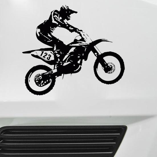 Motorcycle Decor Car Truck Window Decals Self-Adhesive Vehicle Sticker