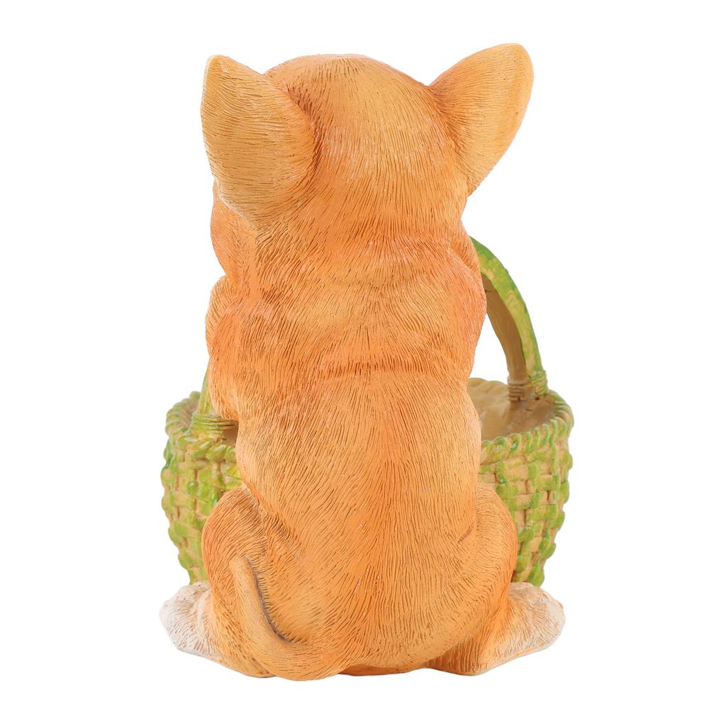 Puppy Key Storage Box Resin Desktop Dog Ornament for Entryways Living Rooms Home Decor Type B