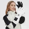 Waterproof Electric Heated Gloves Thickening And Velvet Heating Thermal Mitten  Men Women
