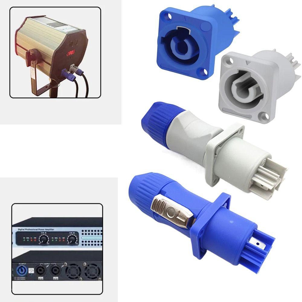 250V NAC3FCA NAC3FCB AC Male Plug 3 PIN Audio Power Plug Connector Stage Light LED Screen