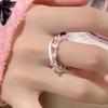 Универсальное открытое кольцо в корейском стиле: Элегантный темперамент, простой дизайн личности для женщин и пар