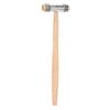 Молоток для ремонта часов Деревянная рукоятка Двуглавый Профессиональный технологический молоток для часовщиков