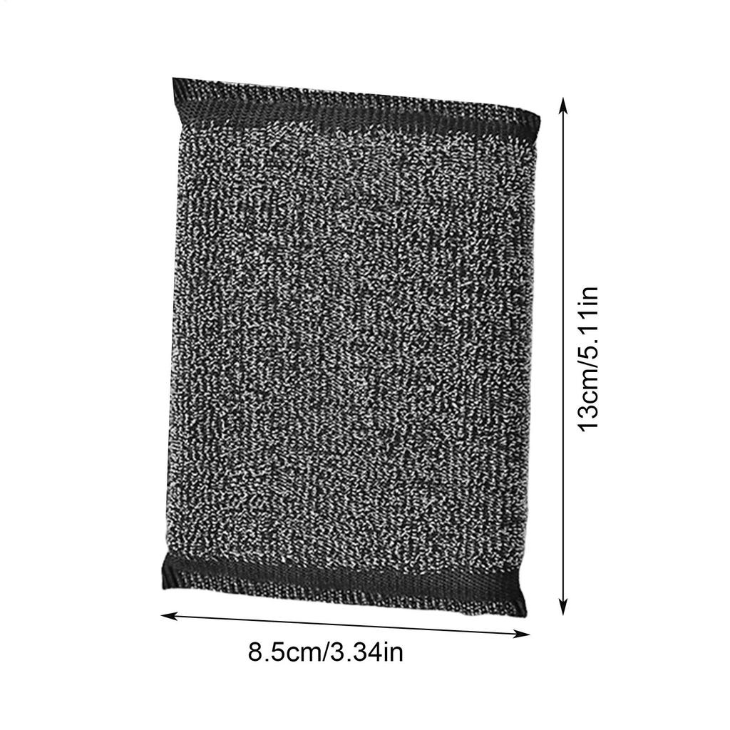 6 шт. Кухонная губка для мытья посуды Не повреждает кастрюлю Щетка для кастрюли Артефакт Бытовая Не царапающая Губка Салфетка Щетка Чистящие инструменты