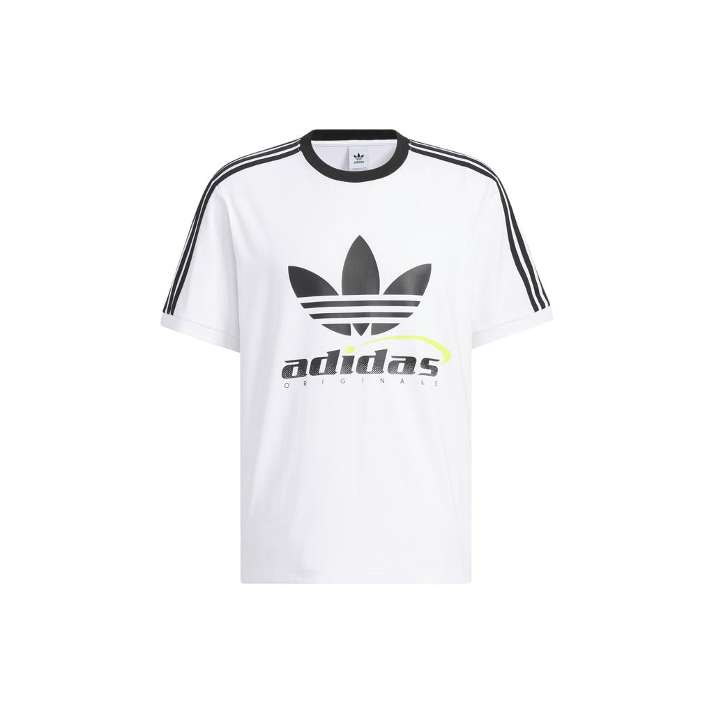 Adidas Originals Logo Play Short Sleeve T-Shirt Men Tops White IW6310