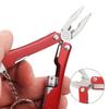 Mini Multitool Pliers with Led Light Lightweight Folding Pliers Stainless Steel Antirust Outdoor Tools Electrical Equipment