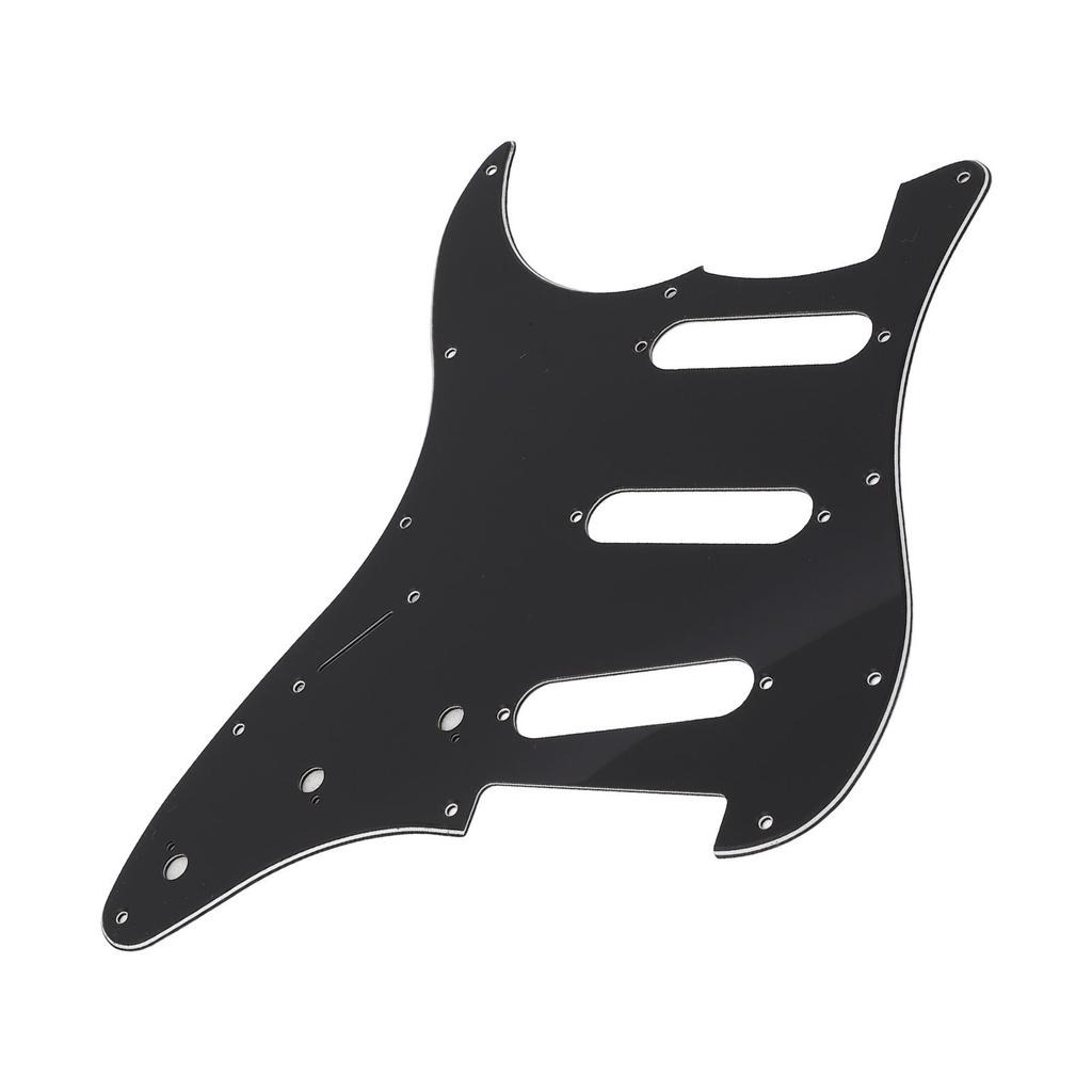 Guitar Pickguard Scratch Plate 11 Holes Left Handed Electric Guitar Pickguard for Practice and