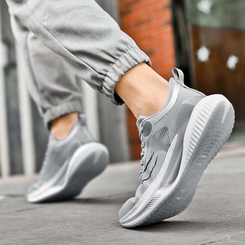 Men's Running Shoes Breathable Man Sports Sneakers Lace Up Comfort Casual Walking Shoes Athletic Training Footwear