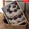 Pearl and Dark Purple Blackberry Diamond Painting Art Kit DIY Gemstone Beading Craft Kit Home Wall Decoration