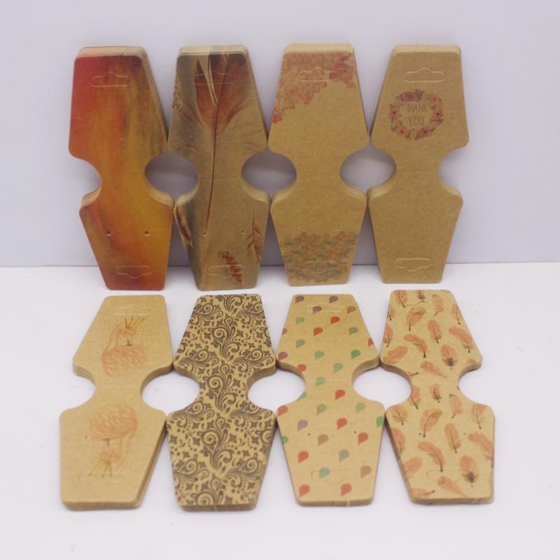 4,5x12 см набор из 50 украшений бумажная карточка ожерелье/браслет/аксессуар для волос этикетка для демонстрации