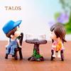 3Pcs/Set Cute Table Chair Micro Landscape Ornament Fairy Garden Miniature Decor Gardening Supplies