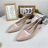 Модная корейская обувь на все случаи жизни, женская обувь с острым носком, 2025, платье, новая летняя, удобная, модная, весенняя обувь, женская, удобная и