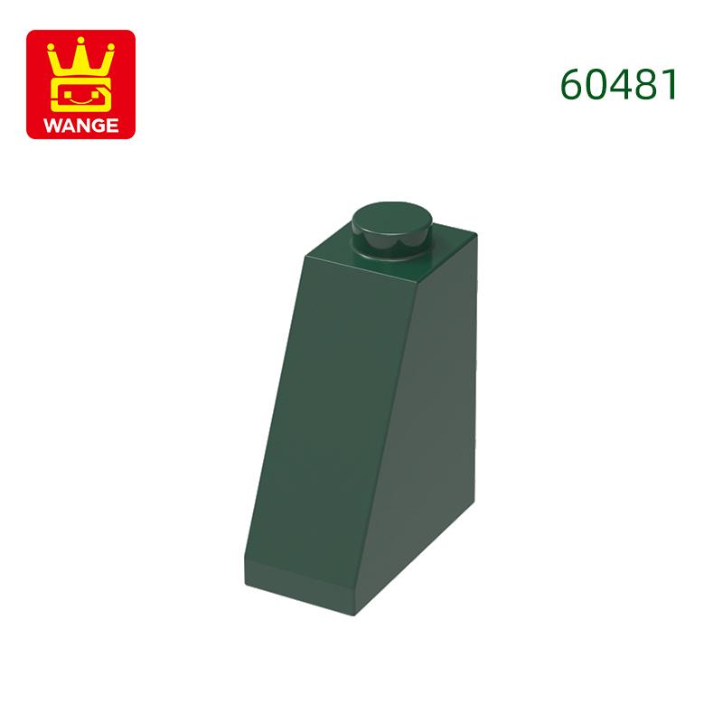 84 шт./лот 60481 2x1x2 Наклонная плитка с нижней трубкой Блок Цветные детали MOC Совместимо с Кирпичами Сделай сам Детская игрушка