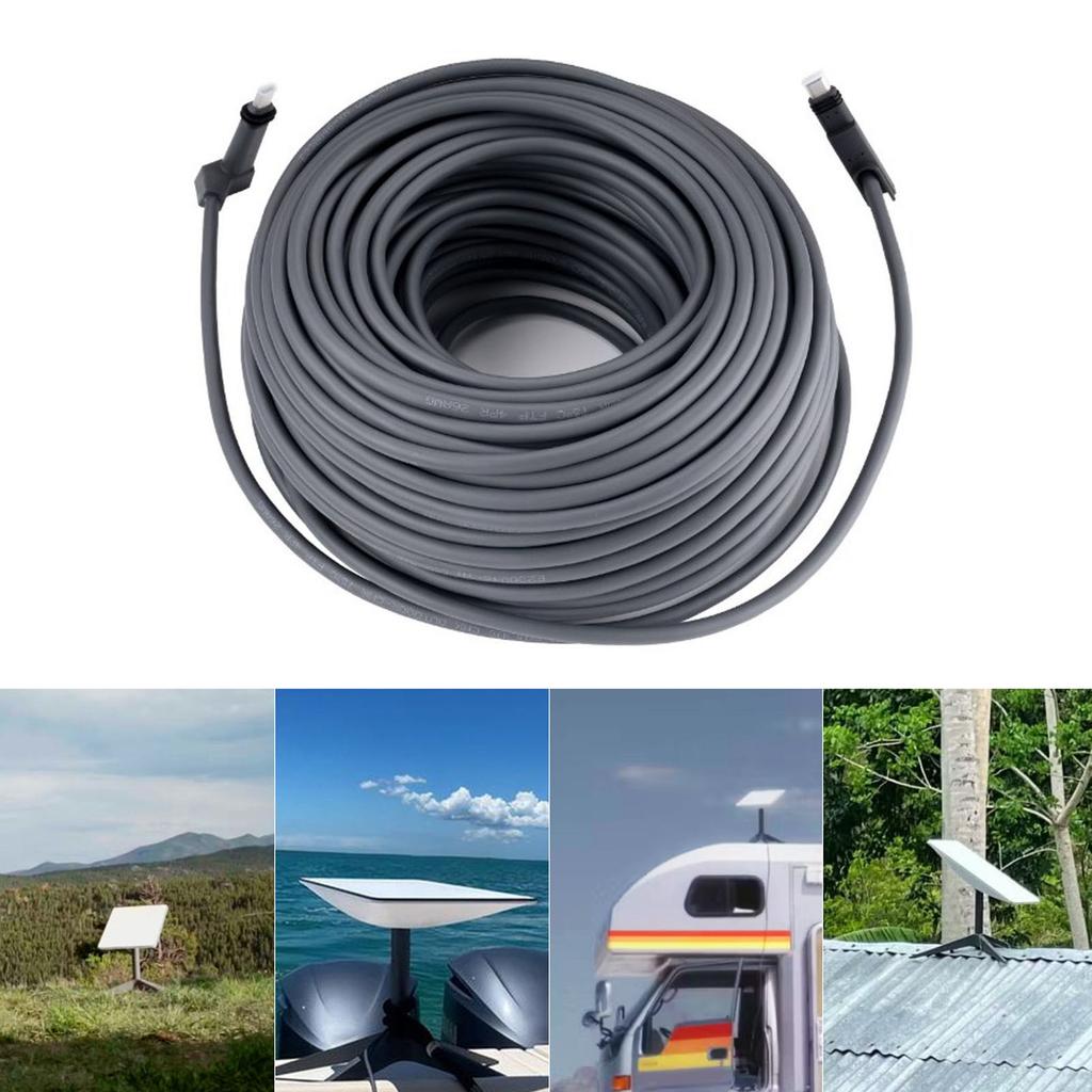 For Starlink Cable Waterproof Stable Signal Transmission High Flexibility Satellite Replacement
