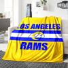 1pc Blanket - Los Angeles Rams logo Print Design,Lightweight Blanket for Sofa,Bed- Soft &Warm,Gift for All Seasons