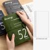 6-holes 52 Week Savings Challenge Binder Leather Cash Loose-Leaf Notebook Sheet Budget Book