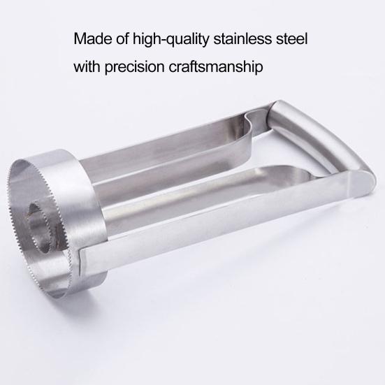 Pineapple Corer Stainless Steel Pineapple Cutter Easy-to-Use Handheld Fruit Core Remover Tool Home Supply