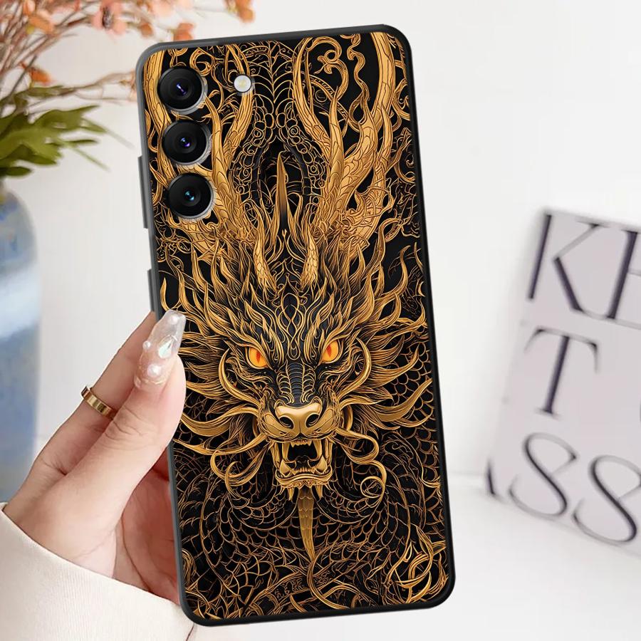 Чехол с тотемом дракона для Samsung Galaxy A23 A32 A26 A72 A24 A73 A51 A53 A35 A22 A55 A41 A25 A71 A52 A36