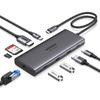 UGREEN Revodok Pro C 10 Гбит/с Передача HDMI 100 Вт PD Быстрая 1 Гбит/с Карта Совместим с MacBook и Thinkpad C-порт Не поддерживает видео 109-USB-хаб,