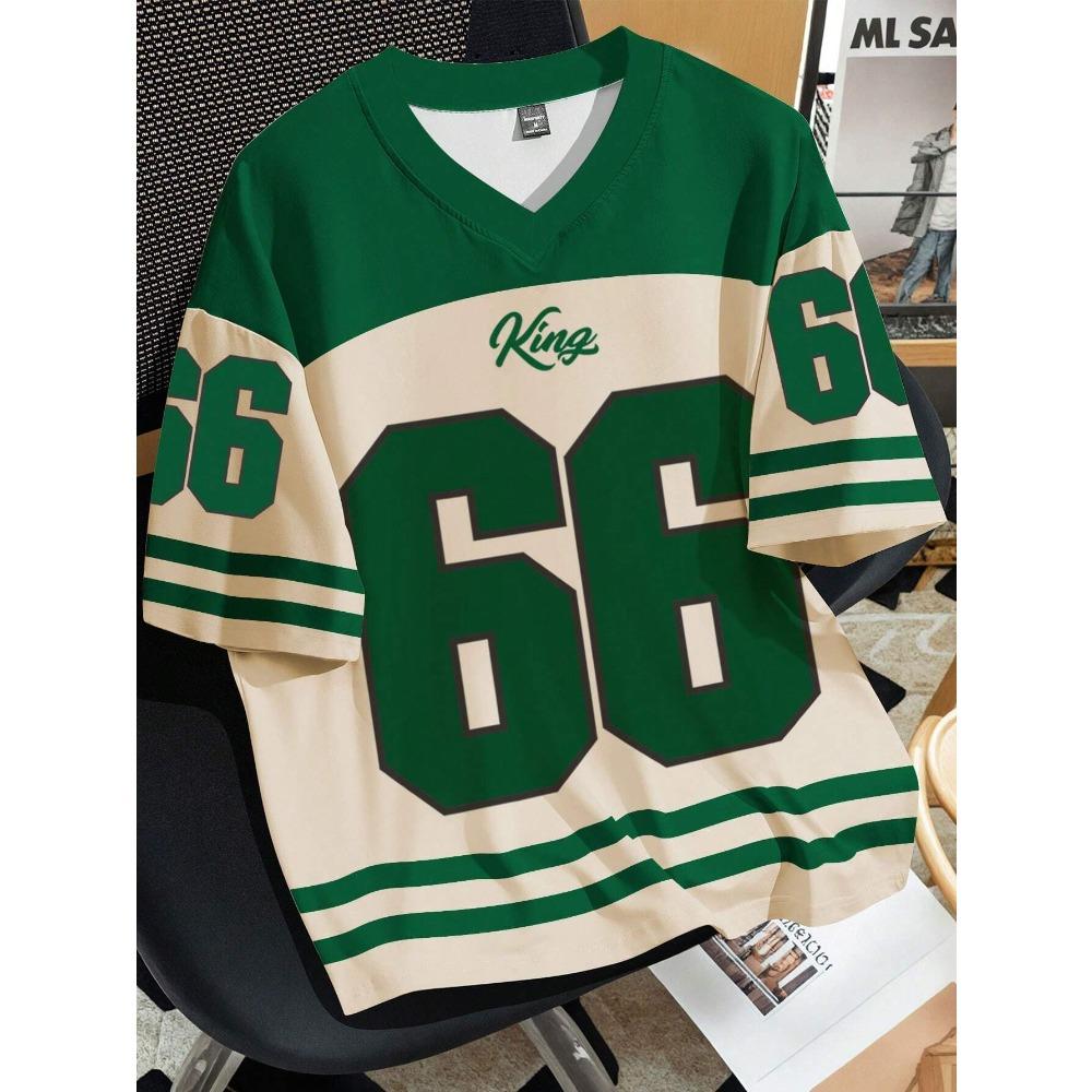 Летняя модная женская одежда № 66 футболка с V-образным вырезом повседневная спортивная футболка с коротким рукавом Harajuku для пар свободная уличная футболка