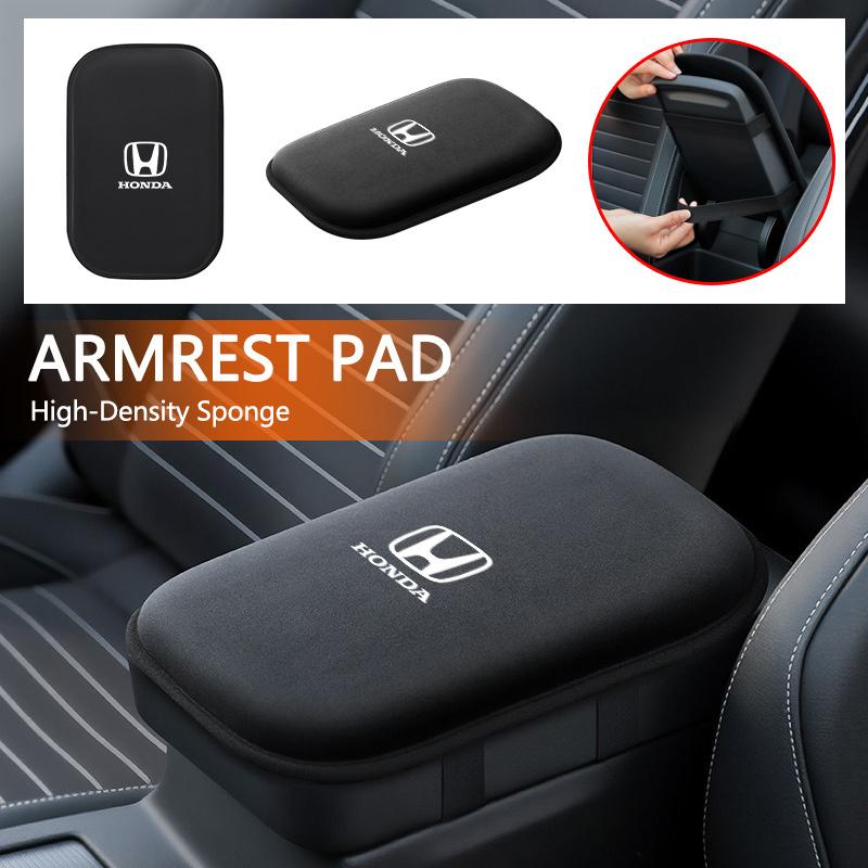Memory Foam Car Armrest Cushion 5CM Thick Arm Rest Pad For Honda Civic FIT Accord Prelude CRV 5th City CRZ CRX Jazz HRV Pilot