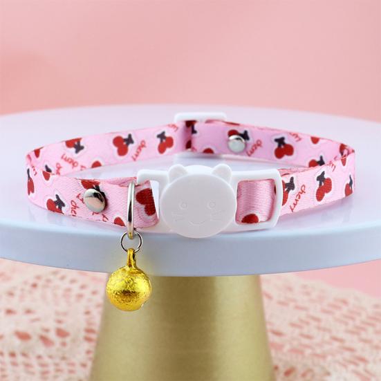 Ошейник для домашних животных с принтом, защита от удушья, безопасная пряжка, отрывные ошейники для домашних животных, кошек, собак с