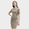 New FILA ORIGINALE Short Sleeved Dress Women's Steam Gray F51W529313F-GY